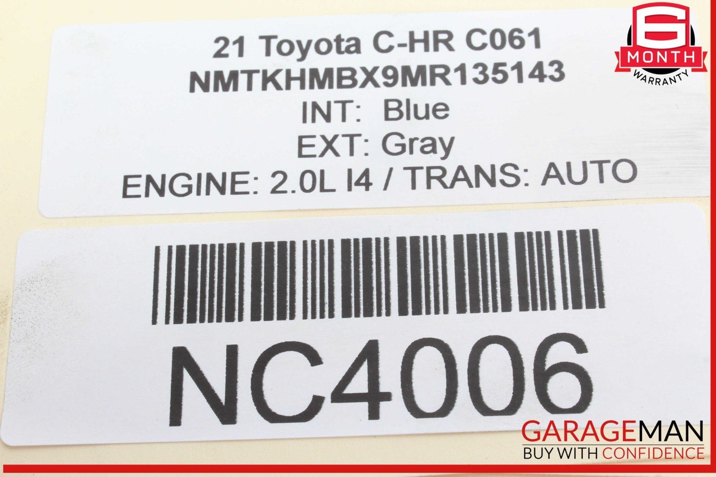 20-22 Toyota C-HR Rear Left or Rear Right Side Blind Spot Radar Sensor Module