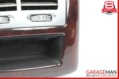 07-13 Mercedes S550 S600 Rear Center Console AC A/C Air Vent Trim Assembly Wood