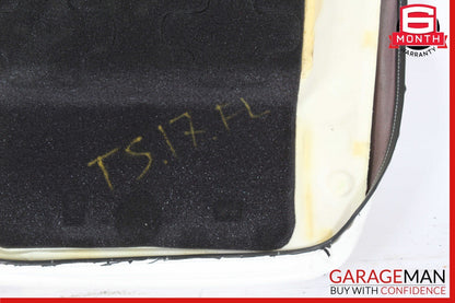 16-20 Tesla Model S Front Left Side Bottom Lower Seat Cushion Cover White OEM