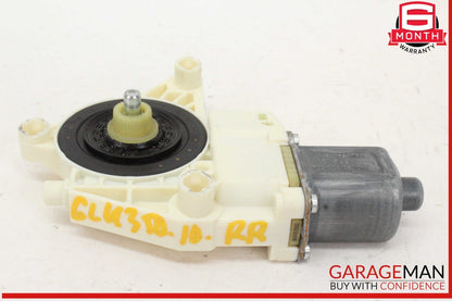 08-16 Mercedes X204 GLK350 4MATIC Rear Right Side Window Regulator Motor OEM