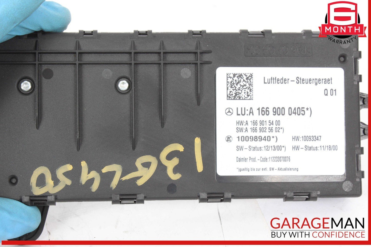 12-19 Mercedes X166 GL450 Airmatic Air Suspension Control Module Unit OEM