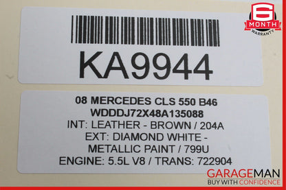 06-11 Mercedes W219 CLS550 Rear Trunk Fuse Relay Box Control Module