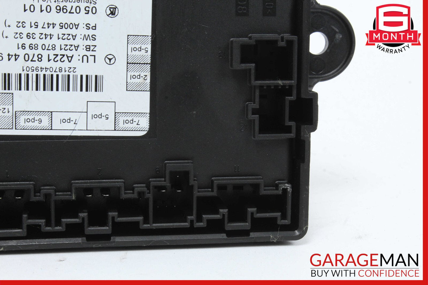 07-13 Mercedes W221 S550 S350 Front Left Door Control Module 2218704495 OEM