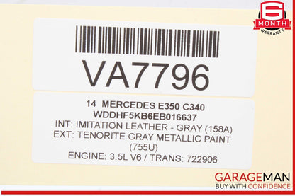 12-16 Mercedes W212 E350 Right Passenger Side Roof Curtain Airbag Air Bag OEM