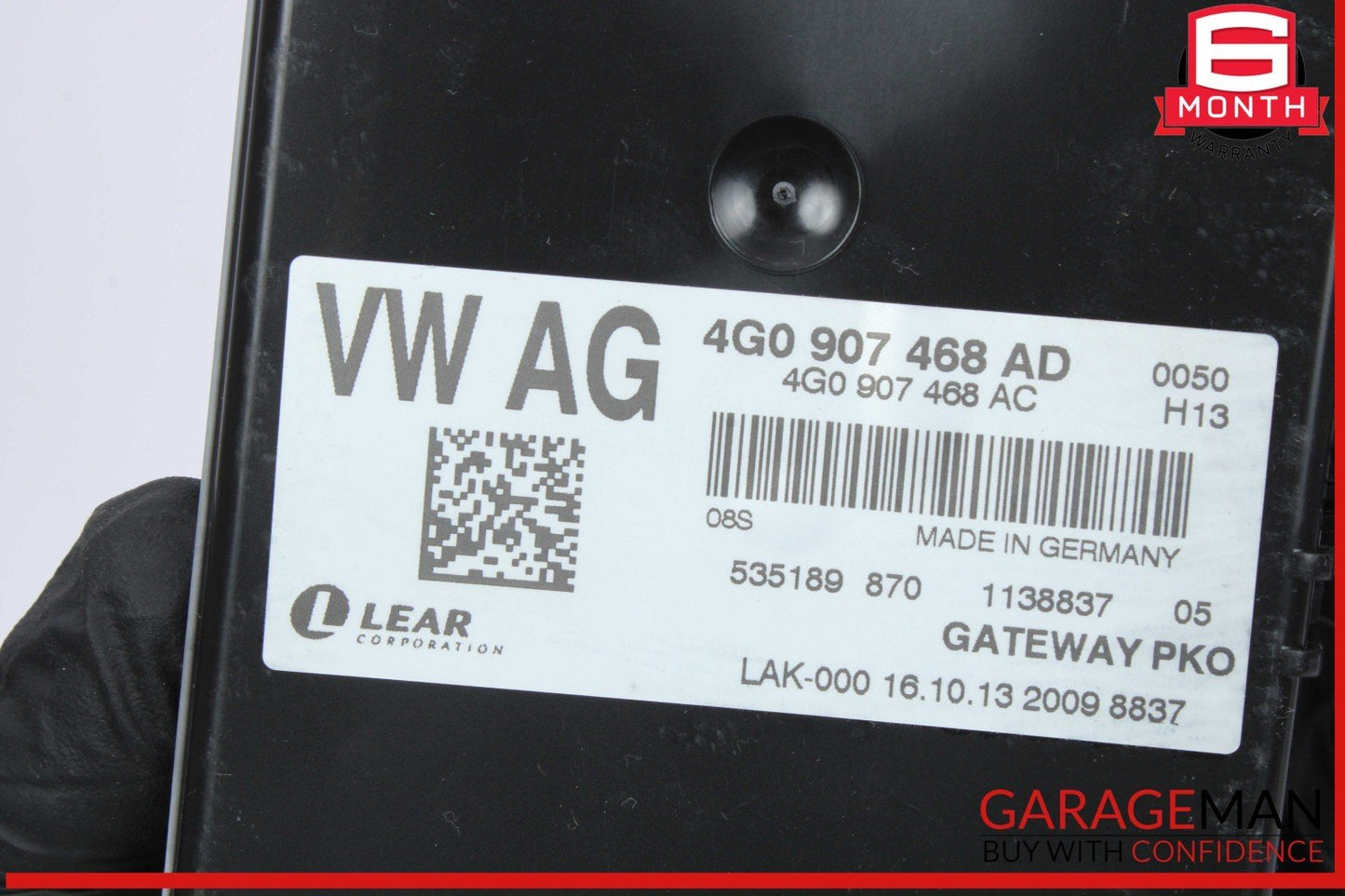 12-18 Audi A6 A7 Interface Gateway Computer Control Module Unit 4G0907468AD OEM