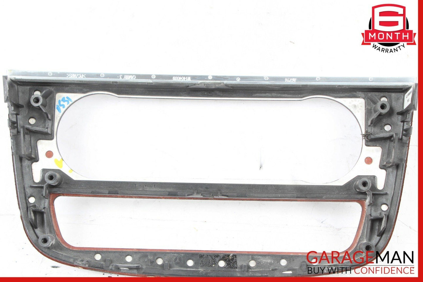 06-13 Mercedes W251 R350 R320 Heater Climate Control Module Trim Bezel Wood