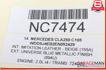 12-20 Mercedes W117 CLA250 E550 GL550 Communication Control Module Unit OEM