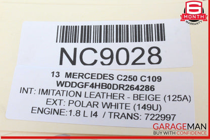 08-14 Mercedes W204 C250 C350 C300 Front Right Door Lock Latch Actuator OEM
