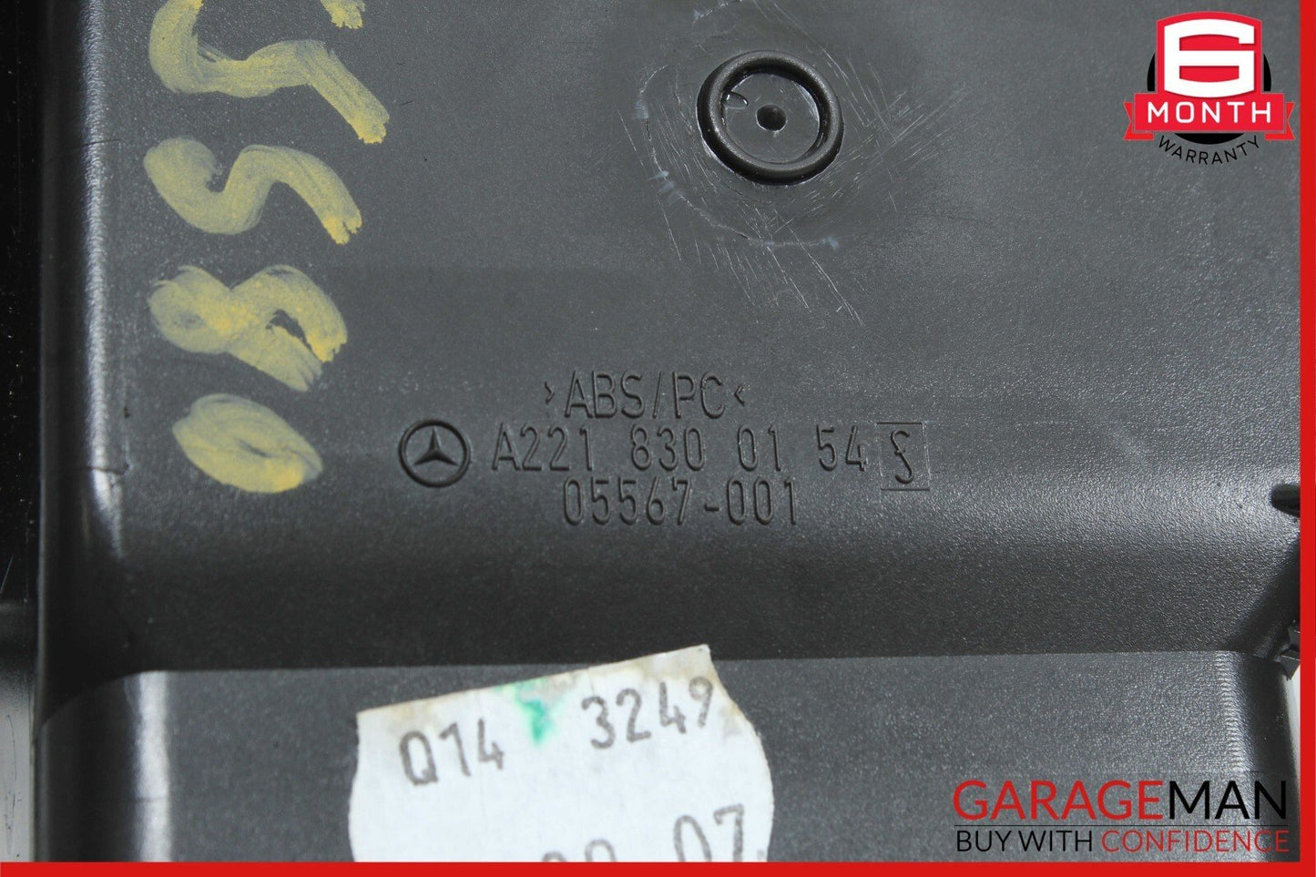 07-14 Mercedes W221 S550 CL550 Left Side Dashboard AC A/C Air Vent Black OEM