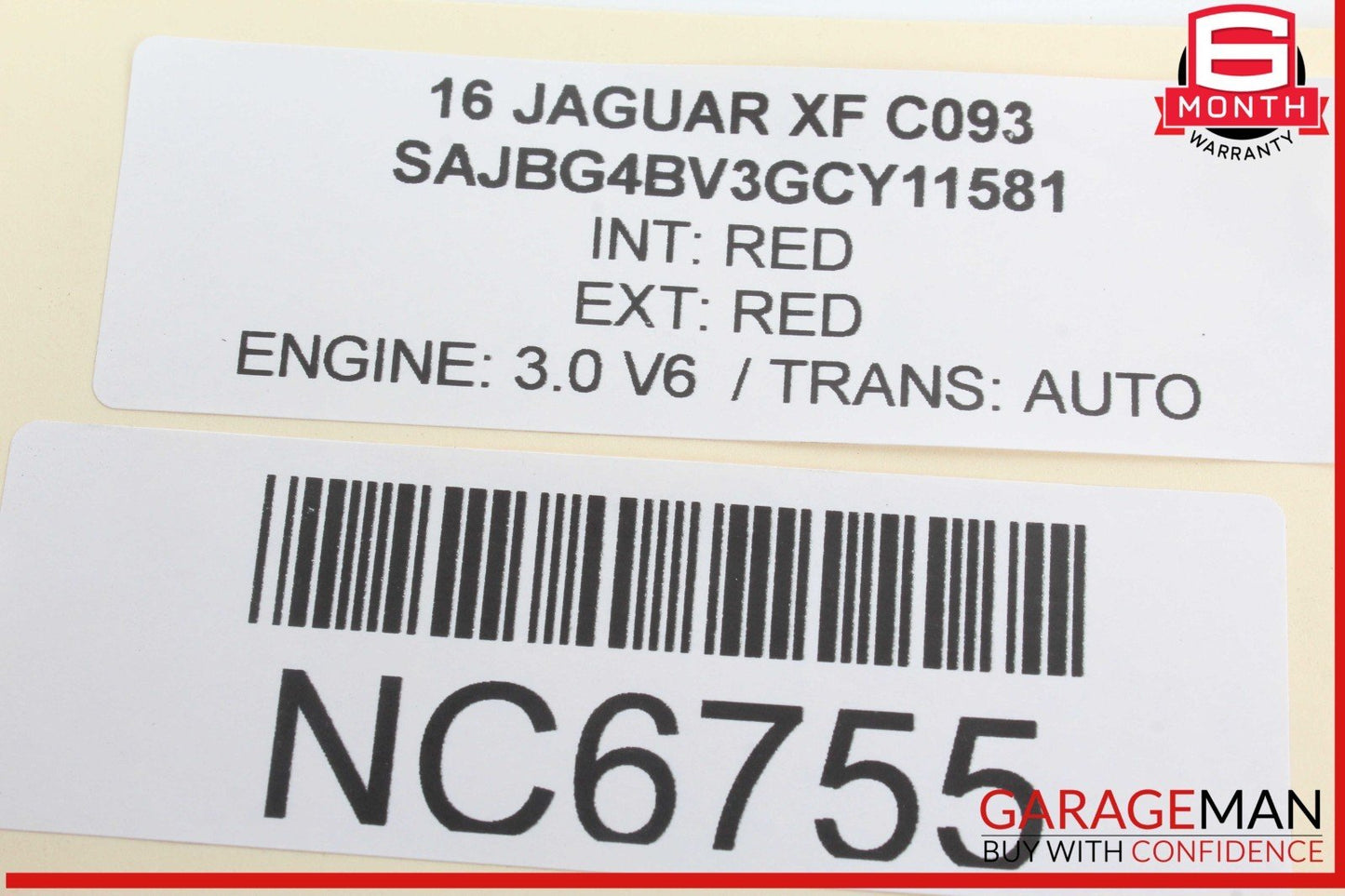 16-20 Jaguar XF Rear Left or Rear Right Side Blind Spot Sensor Control Module