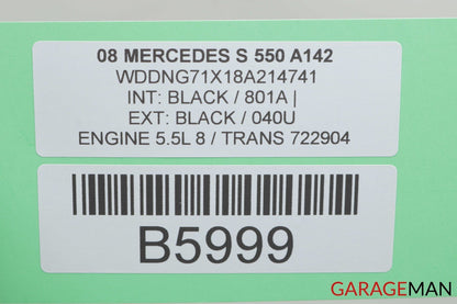 07-13 Mercedes W221 S450 S550 Door Lock Switch Front Right Passenger 2218213151