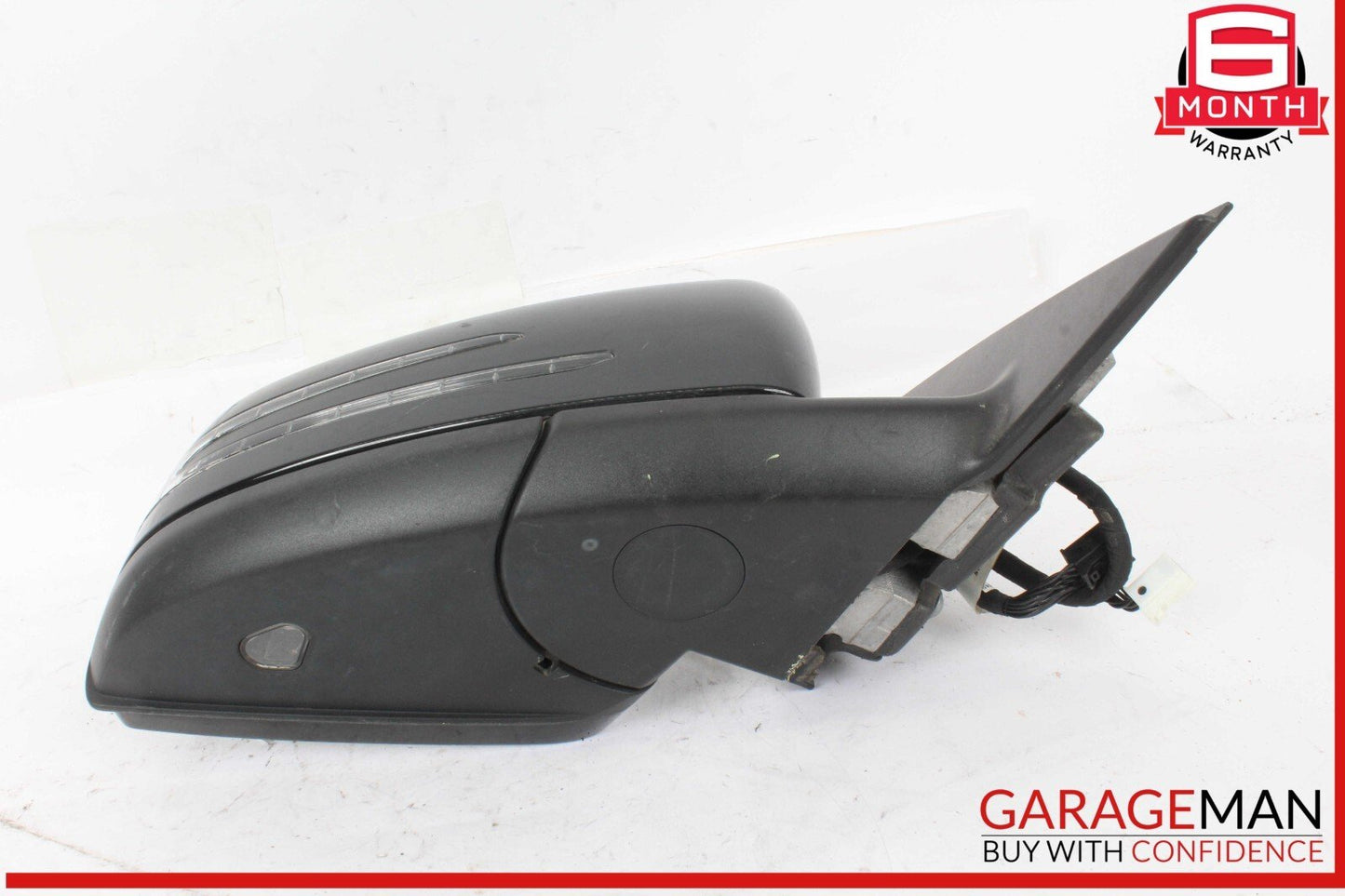 12-15 Mercedes W204 C250 C300 Front Right Side Mirror Door Rear View Black OEM