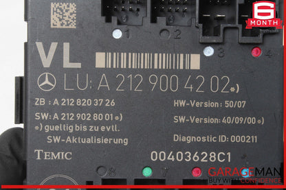 08-18 Mercedes W204 C250 E350 E550 Front Left Side Door Control Module Unit OEM