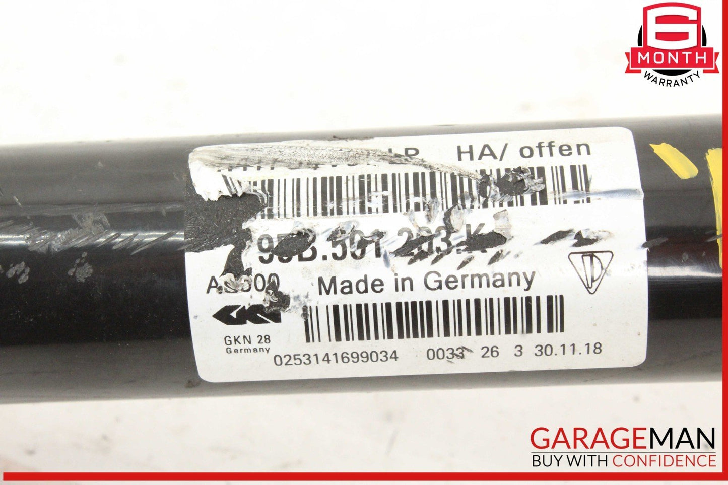 15-24 Porsche Macan Rear Left or Rear Right Side CV Axle Shaft 95B501203K OEM