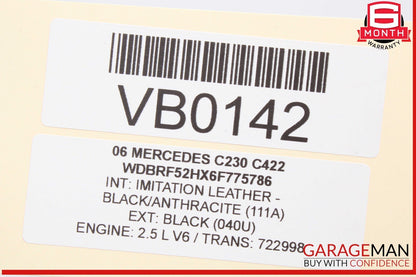 01-07 Mercedes W203 C230 Rear Left Driver Side Door Lock Latch Actuator OEM