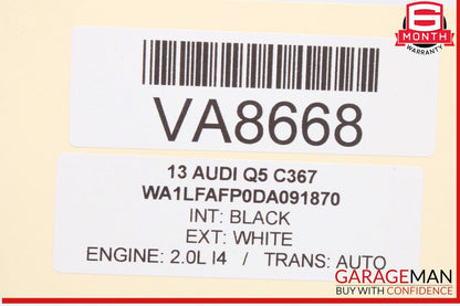 09-17 Audi Q5 SQ5 Rear Trunk Lid Hatch Windshield Wiper Motor 8R0955711B OEM