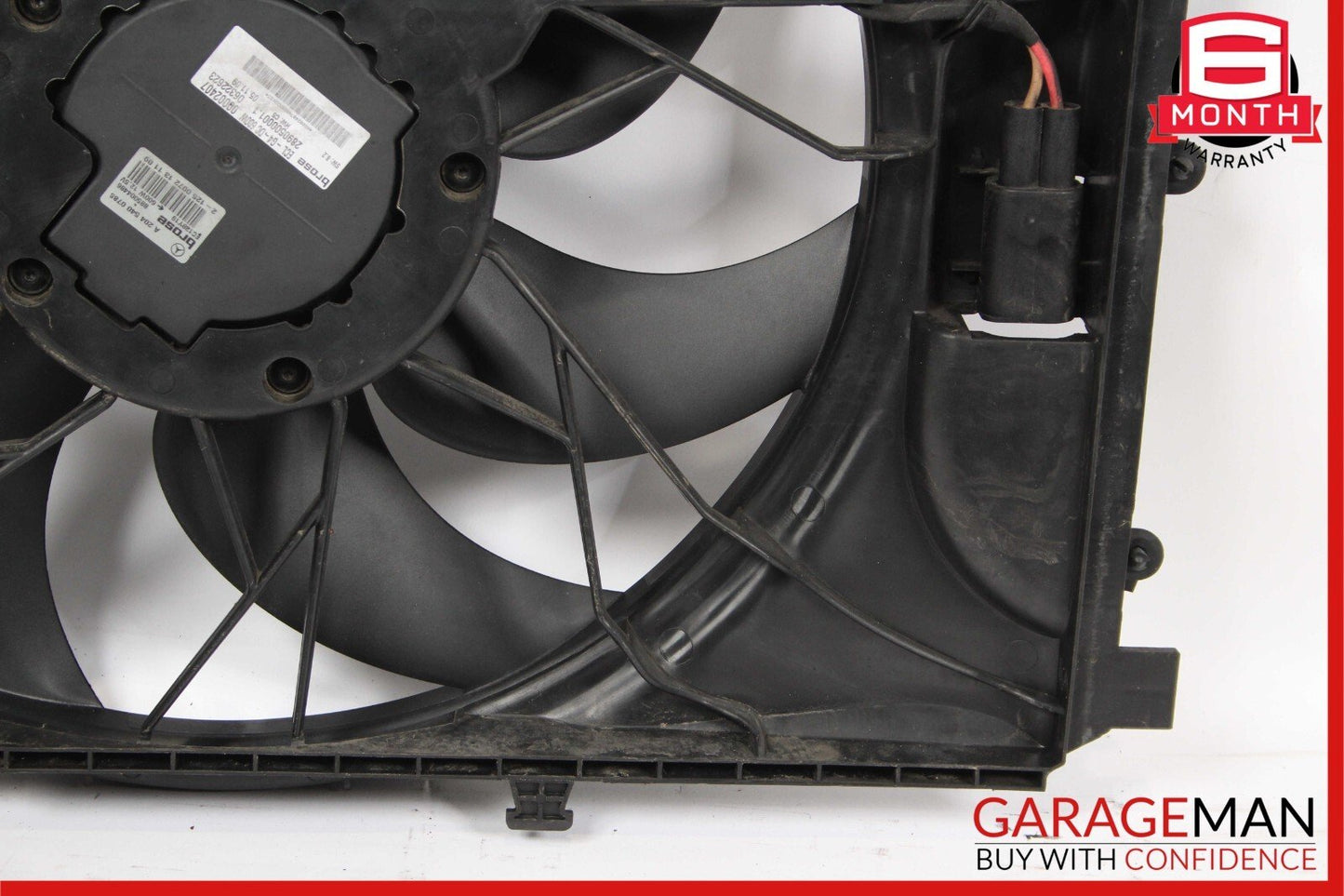 08-18 Mercedes E350 C250 E250 SLK350 Engine Radiator Cooling Fan Motor Assembly