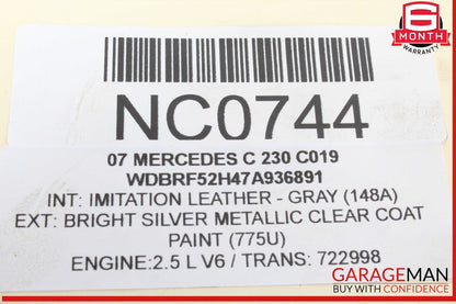 06-15 Mercedes W203 C230 C300 Engine Oil Separator Cover 2720160134 OEM