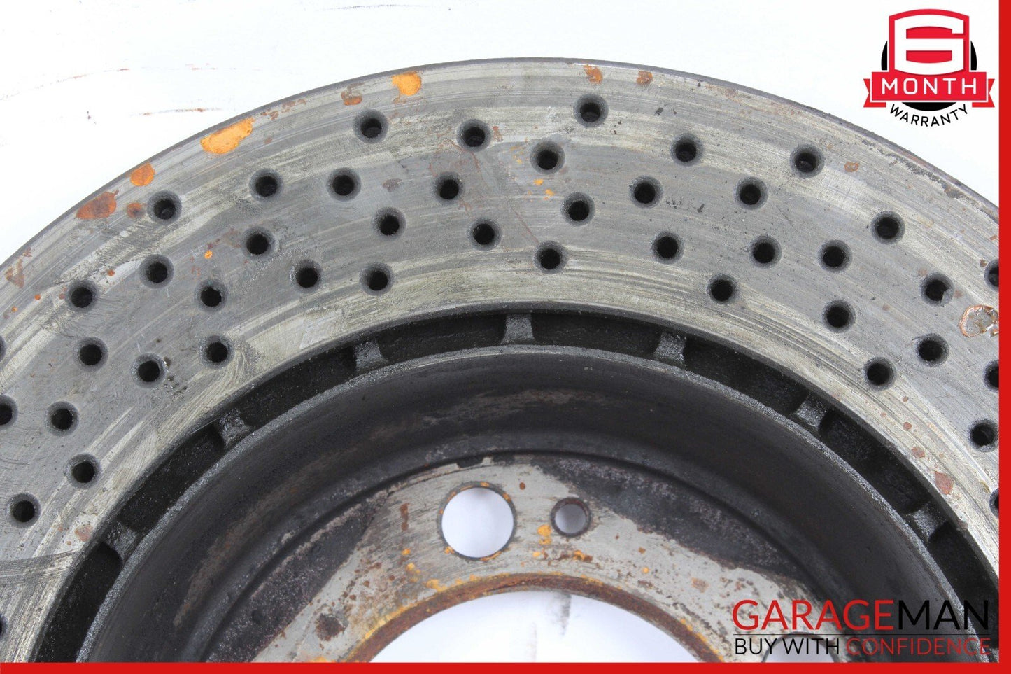 05-12 Porsche Cayman 987 Front Right & Left Drilled Brake Rotor Disc Set OEM