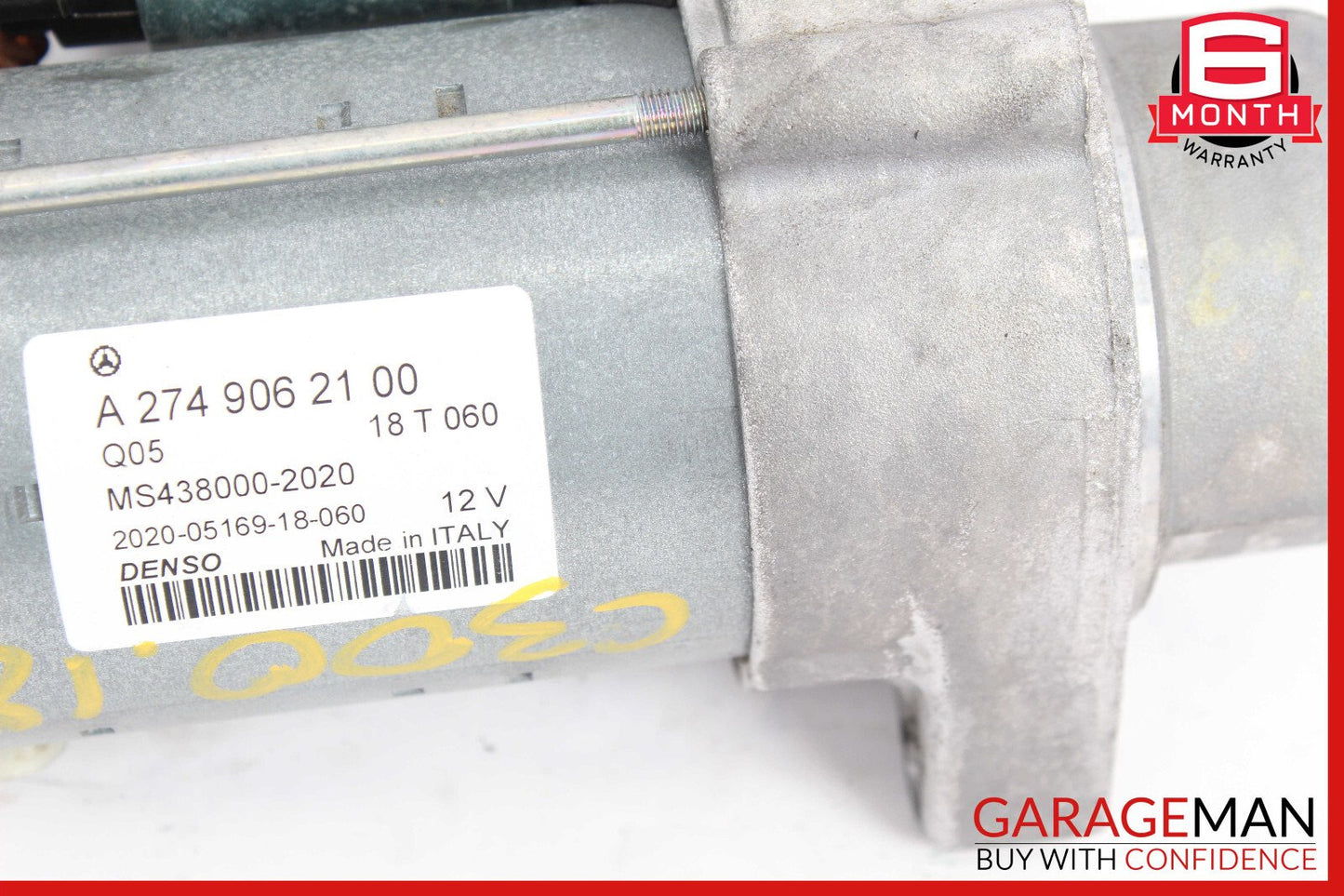 15-18 Mercedes W205 C300 2.0L DENSO Engine Starter Motor 2749062100 OEM