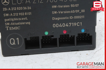 08-18 Mercedes X204 GLK350 E550 E400 Front Right Side Door Control Module OEM