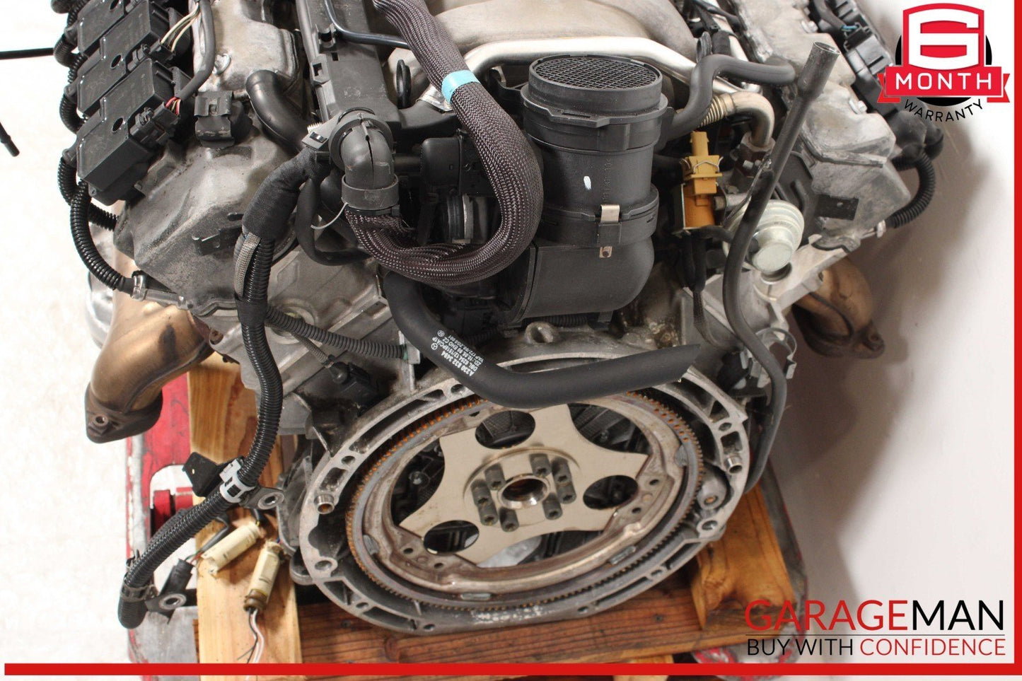 03-06 Mercedes R230 SL500 RWD Engine Motor Block Assembly OEM 197k