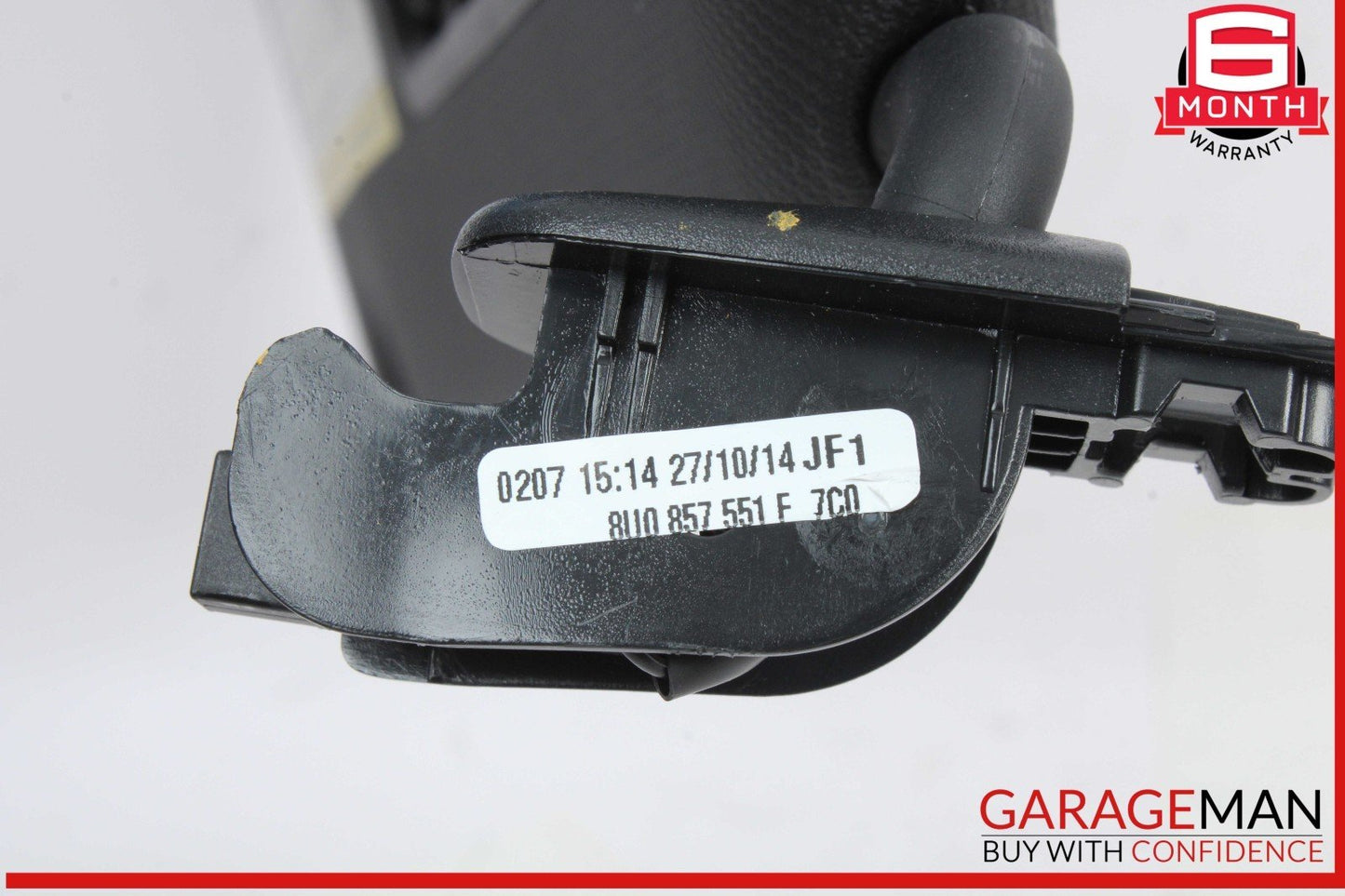14-17 Audi Q5 SQ5 Front Left Driver Side Sun Visor Sunvisor Black 8U0857551F OEM