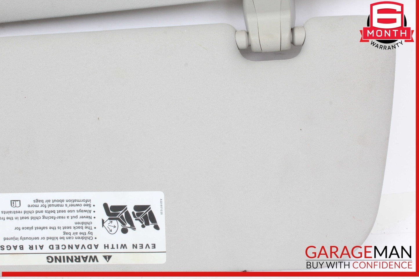 09-13 Mercedes W251 R350 4MATIC Front Right Side Sun Visor Sun Shade Gray OEM