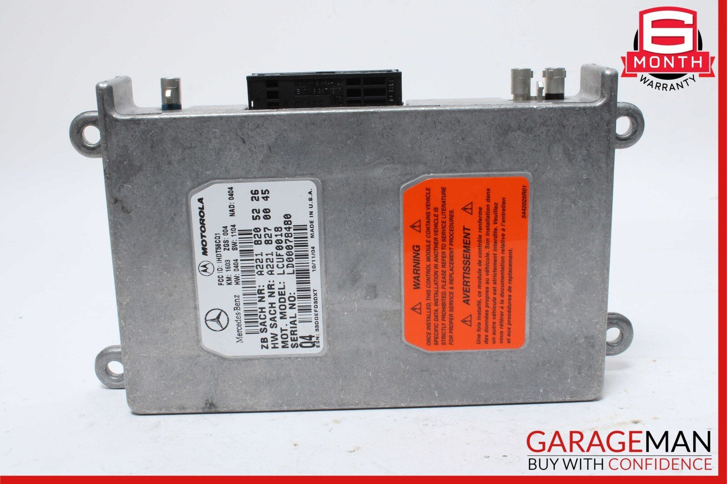 Mercedes R171 SLK350 SL550 CL550 GL550 Voice Communication Control Module OEM