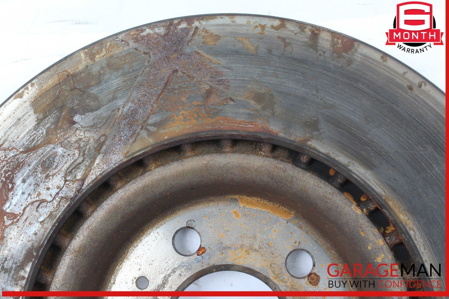 13-17 Audi Q5 Front Left and Front Right Side Brake Disc Rotor 4G0615301AF OEM