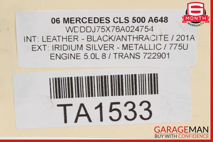 03-11 Mercedes W219 CLS550 E350 Rear Right Passenger Side Spindle Knuckle Hub