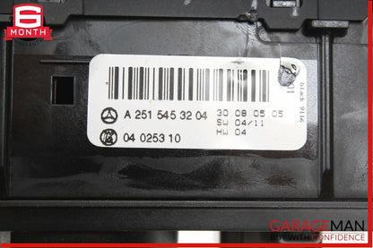 06-11 Mercedes W251 R350 ML450 Headlight Head Light Lamp Control Switch Module