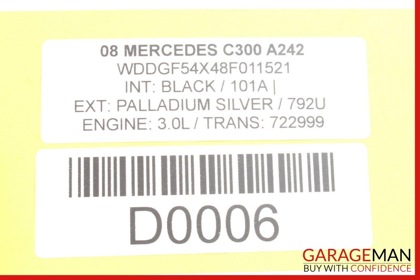 08-11 Mercedes W204 C250 C300 Front Right Passenger Side Door Control Module OEM