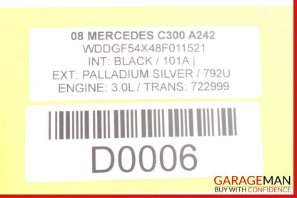 08-11 Mercedes W204 C250 C300 Front Right Passenger Side Door Control Module OEM