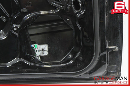 12-20 Mercedes R172 SLK350 Front Left Side Exterior Door Shell Panel Black OEM