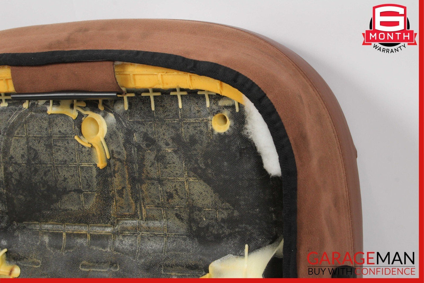 14-17 Maserati Ghibli M157 Front Left Side Lower Bottom Seat Cushion Cover Brown
