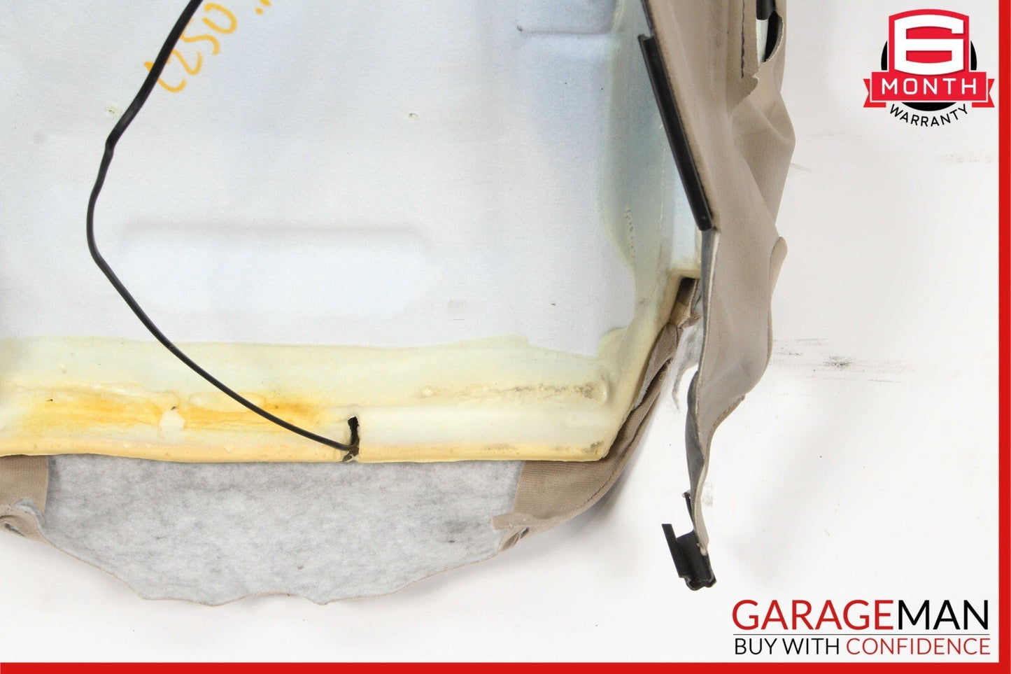 08-14 Mercedes W204 C250 C300 Front Right Side Top Upper Seat Cushion Beige