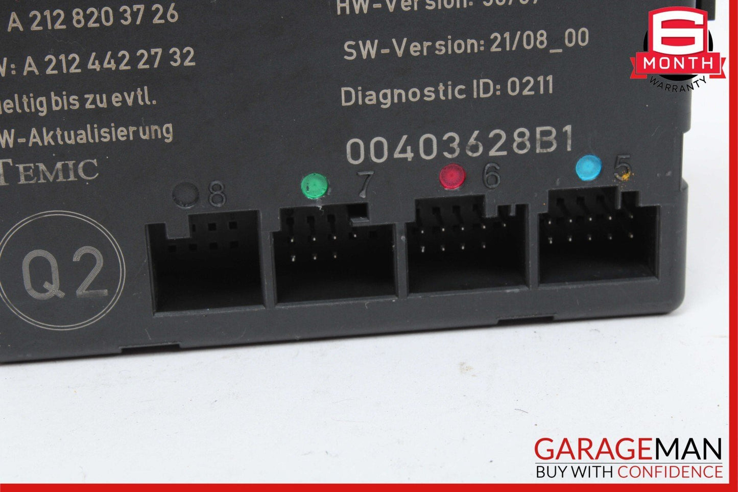 08-18 Mercedes W212 E350 SLK350 E400 Front Left Side Door Control Module OEM
