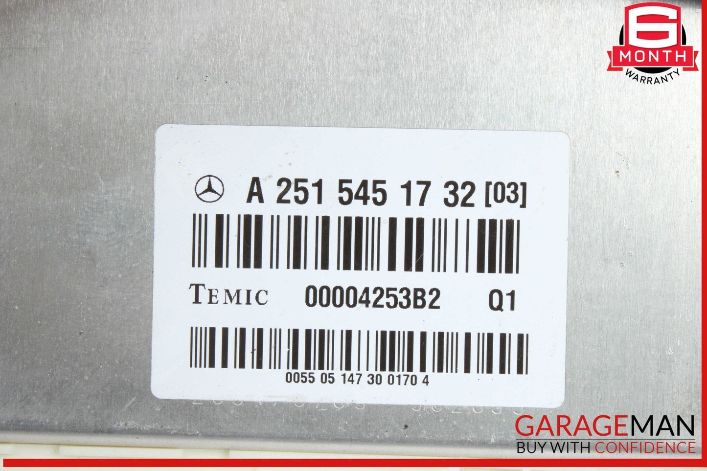 06-12 Mercedes W251 R350 4MATIC Air Airmatic Suspension Control Module Unit OEM