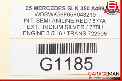 05-11 Mercedes R171 SLK350 Front Right Passenger Side Door Lock Latch Actuator