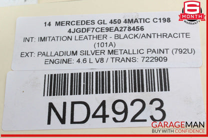 11-20 Mercedes X166 GL450 4MATIC E550 Engine Motor Oil Cooler 2781880201 OEM
