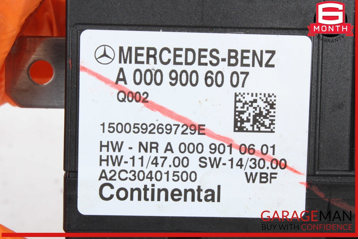15-16 Mercedes W205 C300 4MATIC Fuel Pump Control Module Unit 0009006007 OEM