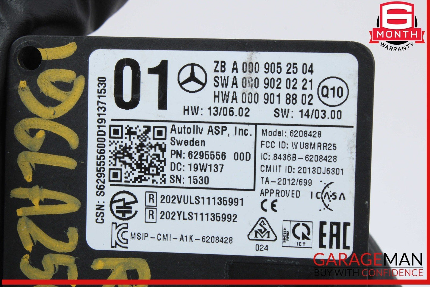 15-19 Mercedes X156 GLA250 CLA250 Blind Spot Assist Radar Module Sensor OEM