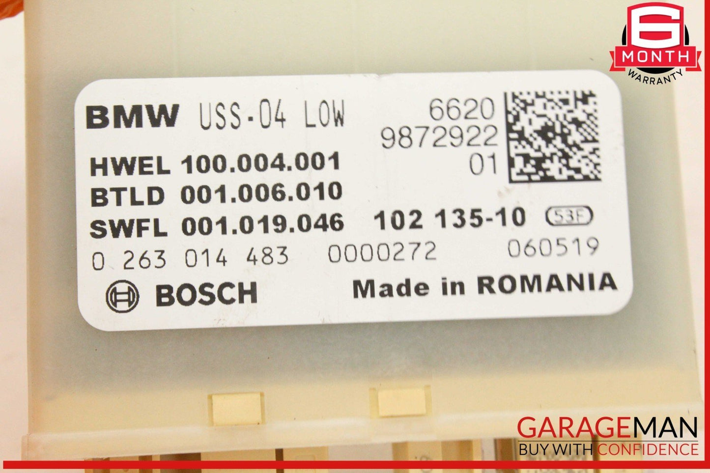 19-24 BMW M340i 330i 330e G20 Rear Left Parking Distance Neutral Control Module