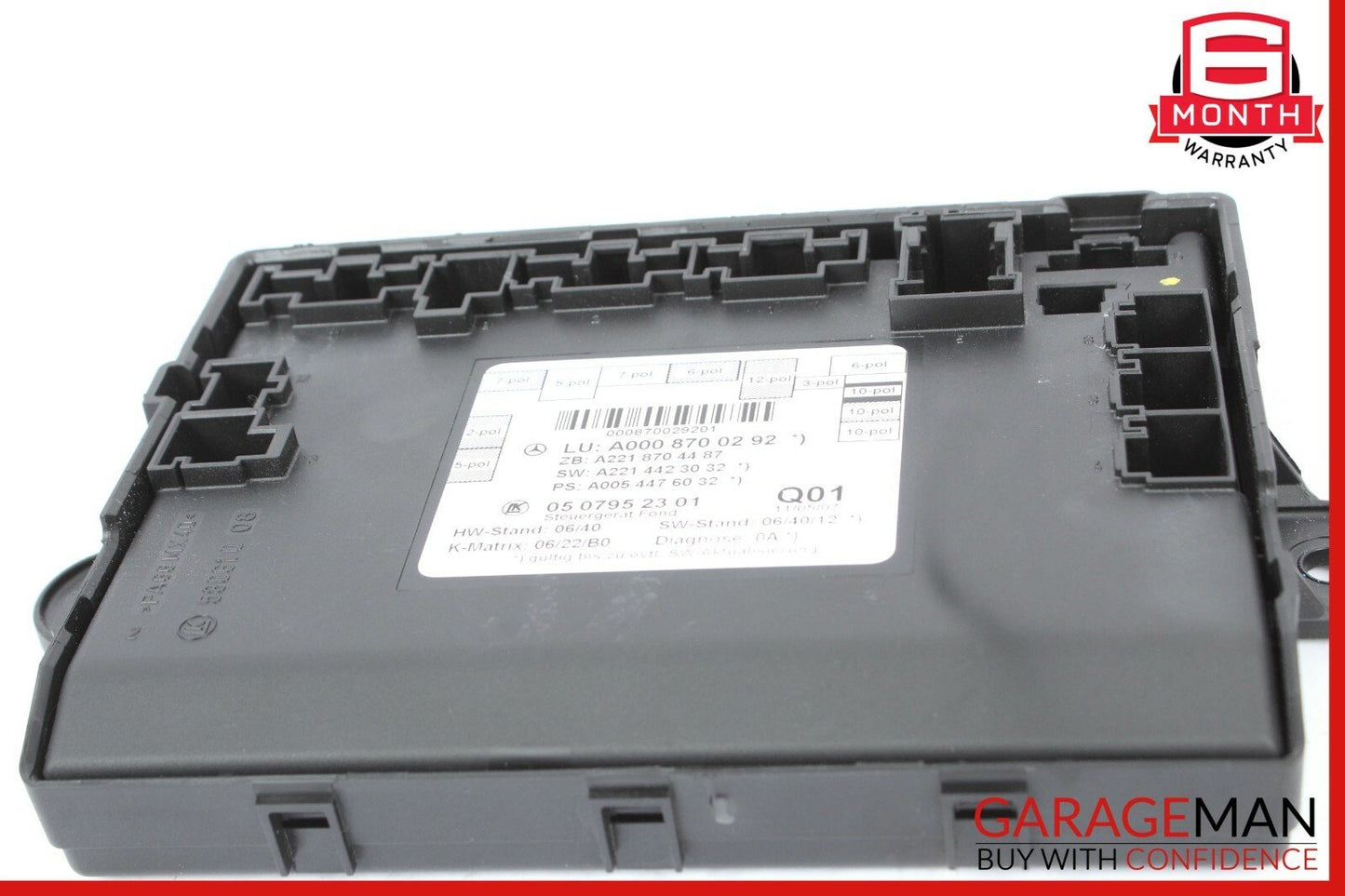 07-13 Mercedes W221 S600 S63 AMG Rear Left / Right Side Door Control Module Unit