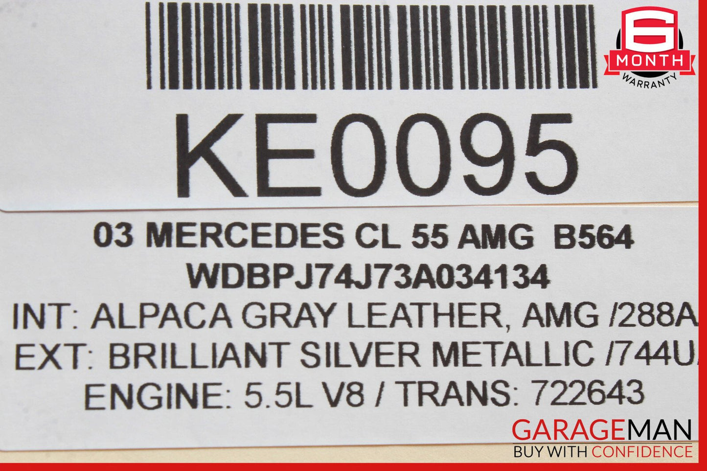 Mercedes W216 CL550 S550 SL550 Exhaust Camshaft Adjuster OEM