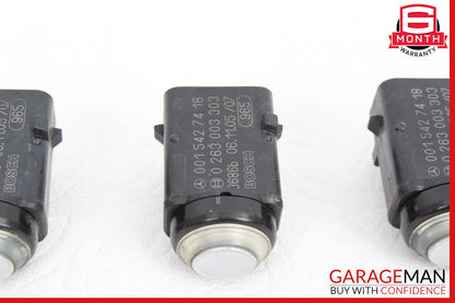 Mercedes W251 R500 GL450 Rear Bumper Parking Sensor Set of 4 Pc OEM