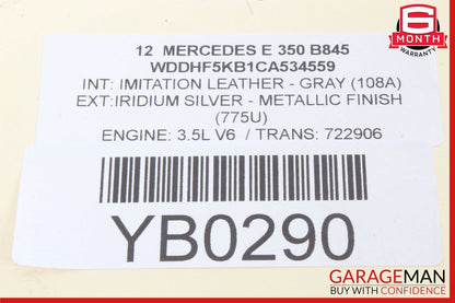 10-13 Mercedes W212 E350 E400 Dashboard Dash AC A/C Air Vent LeftÂ Trim OEM