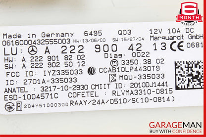 14-19 Mercedes W205 C300 GLC350 S550 Keyless Go Entry Control Module Unit