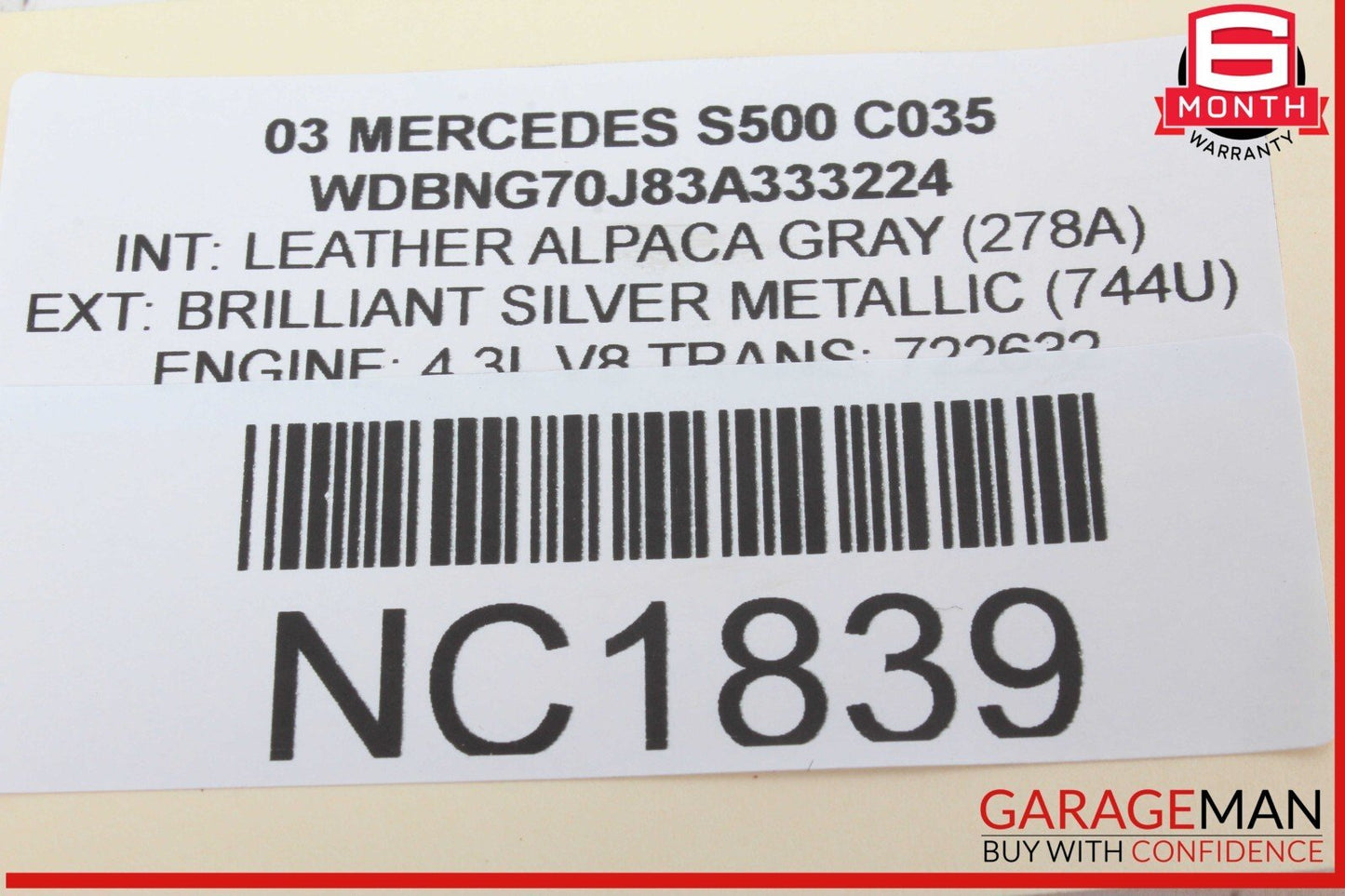 00-06 Mercedes W220 S500 SL500 Antenna Booster Splitter SYN8711A OEM